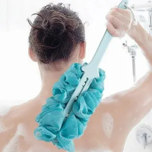 Long Handle Shower Sponge Body Cleaning Brush (1 pc)